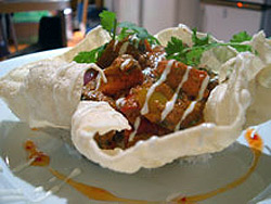 Paneer cheese and vegetable tikka massala