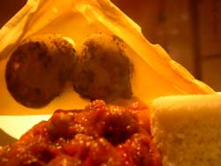 Vegetable tagine with chermoula aubergine brik