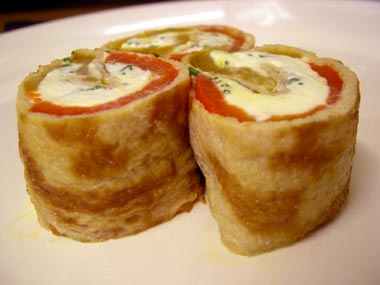 Cream cheese egg roll