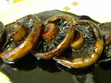 Sweet soy mushrooms