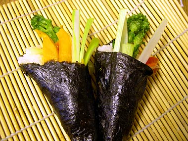 Roll your own sushi - temaki