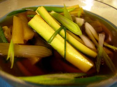 Chunky vegetable soup